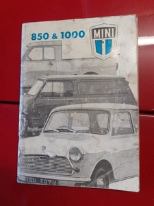 MINI 850 1000 Saloon Van Pick-up 1974 Owners Handbook AKD 7347 - Picture 1 of 7