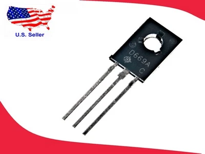 HITACHI 2SD669A (2 pcs) Transistor - Free & Fast shipping