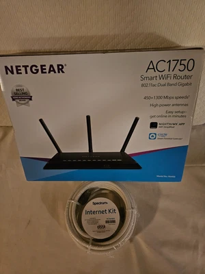 Netgear AC1750 Wi-fi router Model R6400 New with open box. - Image 1 of 4