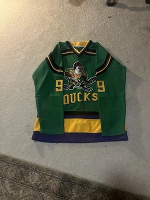 Camiseta The Mighty Ducks Original Años 90 L Adam Banks #99 Foto 1 de 4
