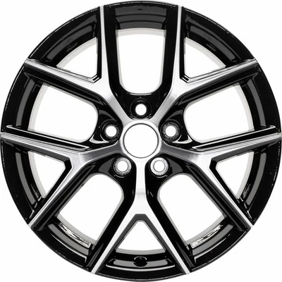 18x7.5 Machined Black Alloy Wheel Rim for 2016 2017 2018 Toyota Rav4 - 75201 - Image 1 of 4