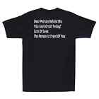 Dear Person Behind Me You Look Great Today Funny Quotes (on back) Retro T-Shirt