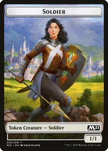 Soldier Token (005) Kernset 2021 M21 MTG Magic - Bild 1 von 1