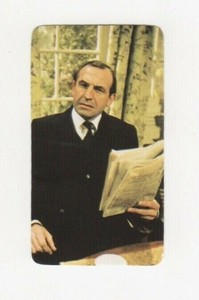 Comedian and TV Star trade Card - Leonard Rossiter