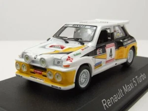 Modellino auto Renault Maxi 5 Turbo #4 Rally Asturie 1986 bianco giallo 1:43 Norev - Foto 1 di 9