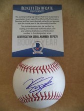 NANDER DE SEDAS FLORIDA STATE SEMINOLES SIGNED AUTO M.L. BASEBALL BECKETT R07270