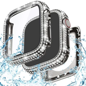 Do Apple Watch 10/9/8/7/6/5/4/SE Diamond Bling Case Pełna pokrywa Ochrona ekranu - Zdjęcie 1 z 20