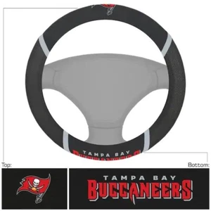 Tampa Bay Buccaneers Embroidered Steering Wheel Cover by FANMATS - Picture 1 of 1