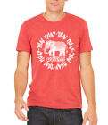Men's Muay Thai Elephant Tri-Blend Red T Shirt C1 Mma Fighting Kickboxing Sale!