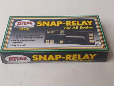 HO N Scale Snap-Relay Atlas Model Railroad #200 - Image 1 of 4