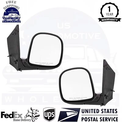 Novo Espelho Lado Direito e Esquerdo Texturizado Para 1996-2002 Chevrolet Express Savana Van - Imagem 1 de 4