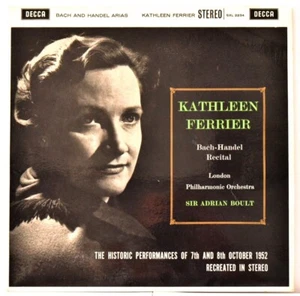 DECCA STEREO SXL 2234 UK WB GROOVED FERRIER "Bach-Handel Recital" Adrian BOULT - Picture 1 of 5