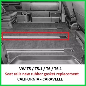 Rear seats rails rubber gasket replacement VW T5 T6 T6.1 - Picture 1 of 6