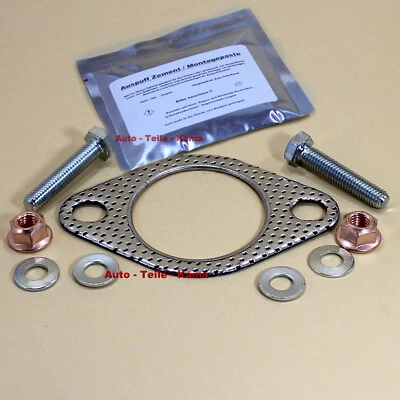 ✅Auspuff Dichtung für Abgasanlage , Katalysator mit Montageteile+ Paste im Set - Bild 1 von 4
