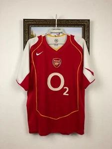 Arsenal Home football shirt 2004 Soccer Nike Jersey Rare Mens Trikot Size M - Picture 1 of 12
