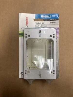 WIREMOLD CO Legrand - Wiremold NMW35 Nonmetallic Raceway Extra Deep Outlet Box (B8)