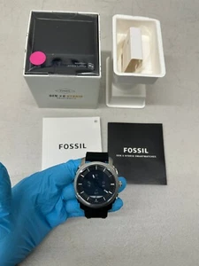 Fossil Machine Gen 6 Hybrid 45mm SS and Silicone Smart Watch - FTW7069 NEW OB - Picture 1 of 8