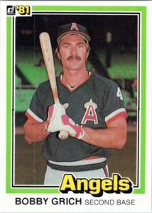 1981 Donruss #289 Bobby Grich California Angels - Bild 1 von 2