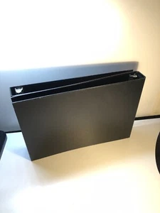 Two (2) Black Binder, 3-On-A-Page Business Checkbook Holder - Picture 1 of 7