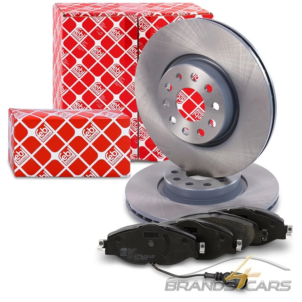 FEBI BILSTEIN FEBI BREMSSCHEIBEN+BELÄGE VORNE FÜR AUDI A3 SEAT ATECA SKODA KODIAQ VW PASSAT B8