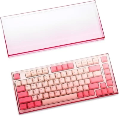 Acryl Tastatur Abdeckung Schutz Staubdicht für 75%/84 Tasten - Pink - Bild 1 von 4