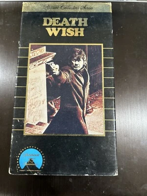 Death Wish VHS Charles Bronson  Paramount Collector's Series Tested Tape 1986 - Image 1 of 3