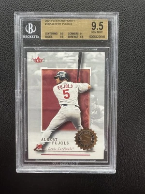2001 Fleer Authority Albert Pujols #102 /2001 BGS 9.5 — 第 1/3 张图片