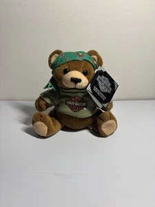 Harley Davidson 1998 Plüsch Teddybär Krümmer Max 6" Shirt Bandana - Bild 1 von 7