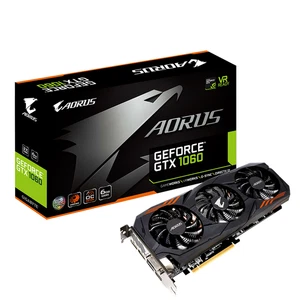 AORUS GeForce GTX 1060 6G Rev. 2.0 WINDFORCE OC Edition 6GB DDR5 - Foto 1 di 3