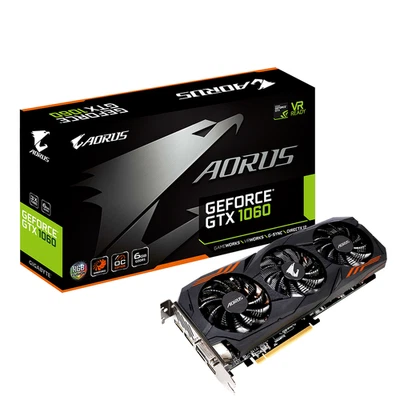 AORUS GeForce GTX 1060 6G Rev. 2.0 WINDFORCE OC Edition 6GB DDR5 - Immagine 1 di 3
