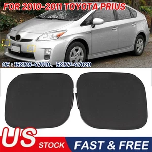 2PCS Black Front Bumper Tow Hook Eye Cap Cover Fit for 10-11Toyota Prius USA - Picture 1 of 8