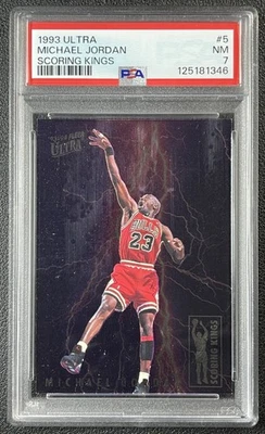 MICHAEL JORDAN PSA 7 1993-94 FLEER ULTRA #5 PUNTUACIÓN KINGS BULLS 346 Foto 1 de 2
