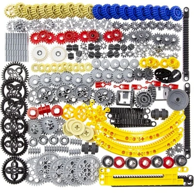233pcs Technic Gears Axle-Pin Connector Set for Robots and DIY Builds - Image 1 of 4