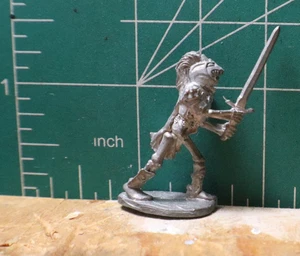 Ral Partha - SKELETON DEATH KNIGHT KURGAN ARMOR - Metal Miniature VERY RARE - Picture 1 of 9