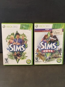 2 Xbox 360 games Sims 3 And Sims 3 Pets - Picture 1 of 1