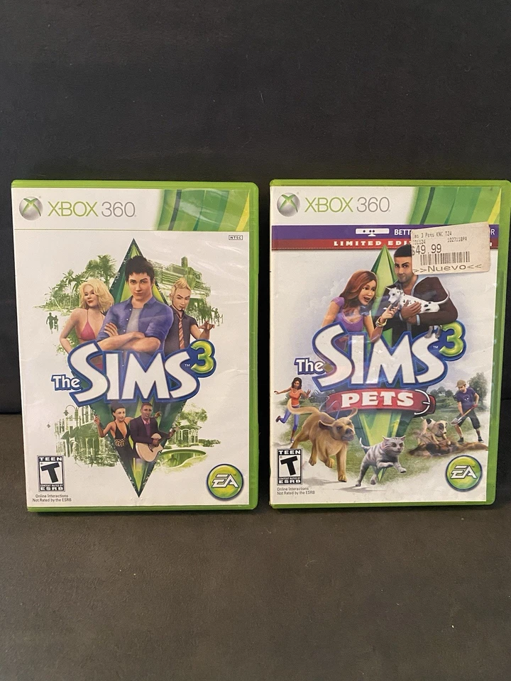 2 Xbox 360 games Sims 3 And Sims 3 Pets - Image 1 of 1
