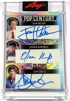 Jon Heder Efren Ramirez Gries 2025 Leaf Pop Century Auto /300 Napoleon Dynamite! - Image 1 of 2