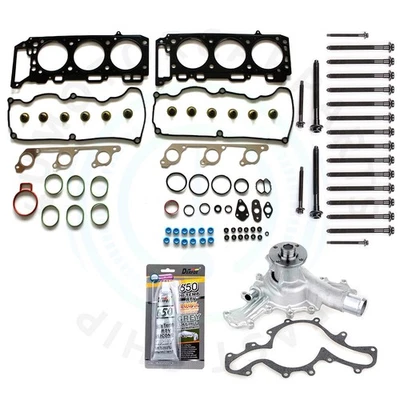 Head Gasket Bolts Set Cooling Water Pump For 2001-2003 Ford Ranger 4.0L - Image 1 of 4
