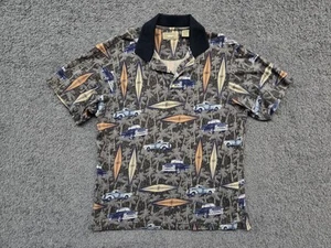 Vintage Hawaiian Shirt Size XL (Fits Large) Classic Truck Surfboard Hawaiian Car - Picture 1 of 7