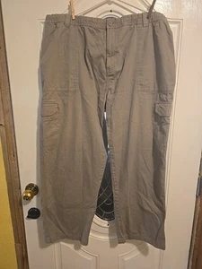MENS MAGELLAN SPORTSWEAR KHAKI TAN CASUAL PANTS 5 POCKETS 44 X 30 - Picture 1 of 13