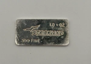 Strickland Refining 1oz Vintage 999 Silver Bar - SCARCE - Minneapolis, MN*4 - Picture 1 of 2
