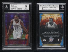 2013-14 Panini Select Red Hot Purple Prizm /99 Kevin Durant #13 BGS 9 MINT