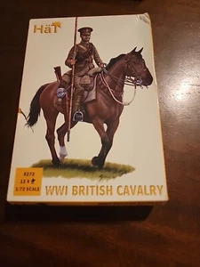 HAT #8272 1/72 SCALE WWII BRITISH CAVALRY NEW IN ORIGINAL BOX - Picture 1 of 2