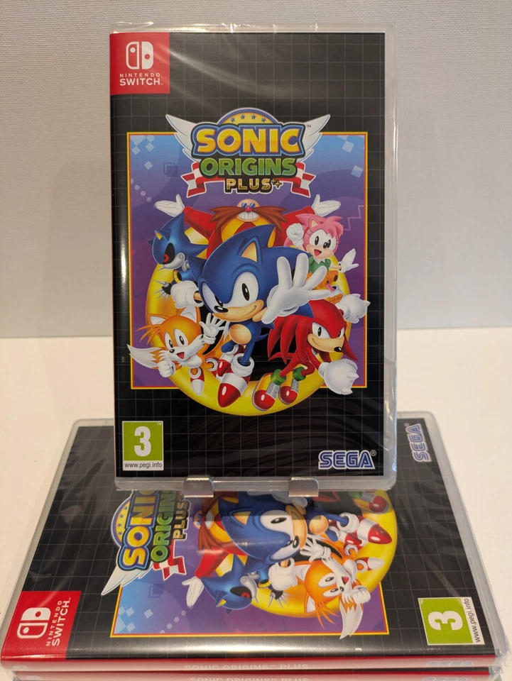 Sonic Origins Plus SWITCH [Cartridge] NINTENDO (16 Classic Games) New and Sealed - Image 1 of 1