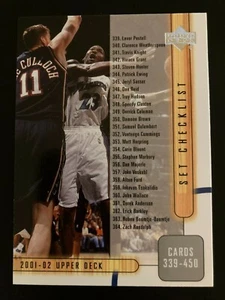 2001-02 Upper Deck 405 Michael Jordan Checklist 339-450 - Bild 1 von 2