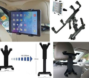 UNIVERSAL IN CAR BACK  HOLDER MOUNT SEAT HEADREST for All 7" to 11" Tablets - Picture 1 of 3