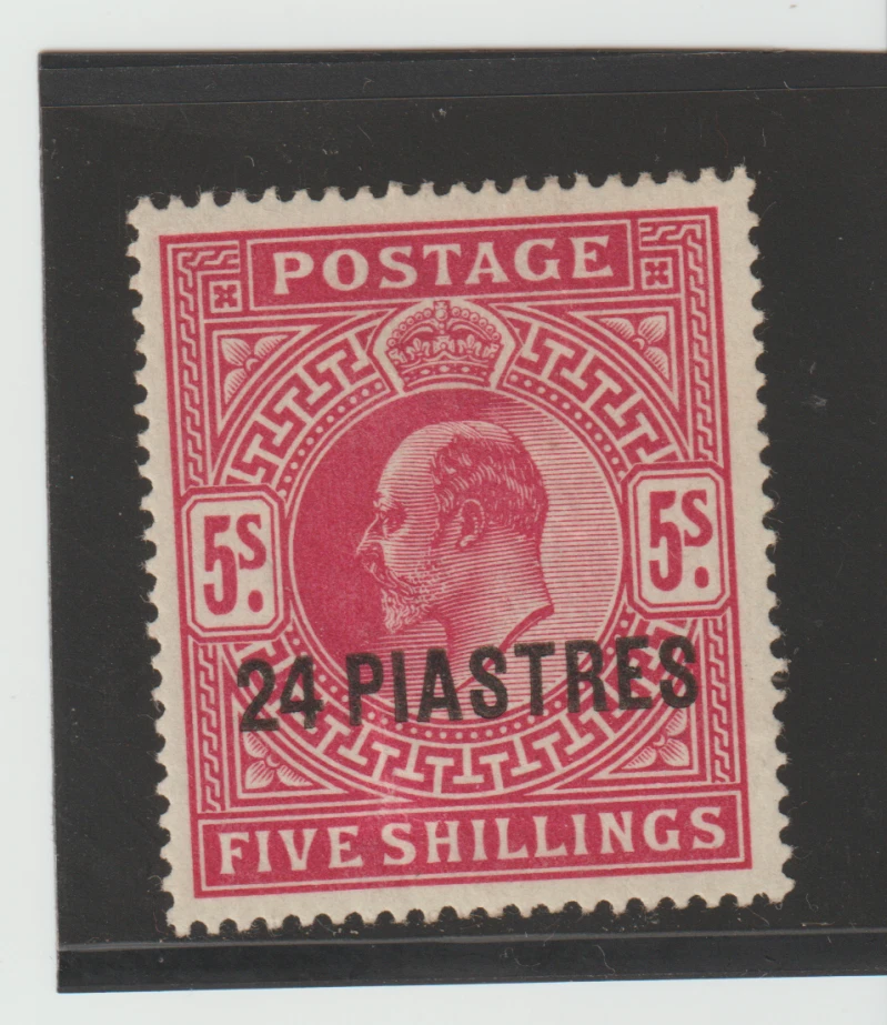 GREAT BRITAIN OFFICES - TURKEY Scott # 12 MINT light Hinged CV.$45.00 - Image 1 of 1