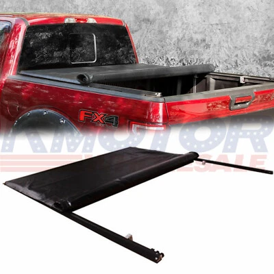 JDMSPEED Soft Roll Up Crew 5.7 FT Bed Tonneau Cover For 2009-2017 Dodge Ram 1500 Foto 1 de 4
