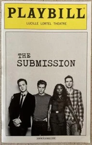 Playbill The Submission Jonathan Groff  Rutina Wesley Eddie Kaye Thomas Oct 2011 - Picture 1 of 1