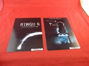 Ringu 0 & The Ring 2 Movie Blockbuster Store Promo Display Card ONLY - Picture 1 of 2